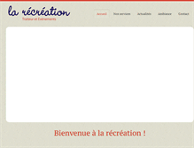 Tablet Screenshot of larecreation.ch